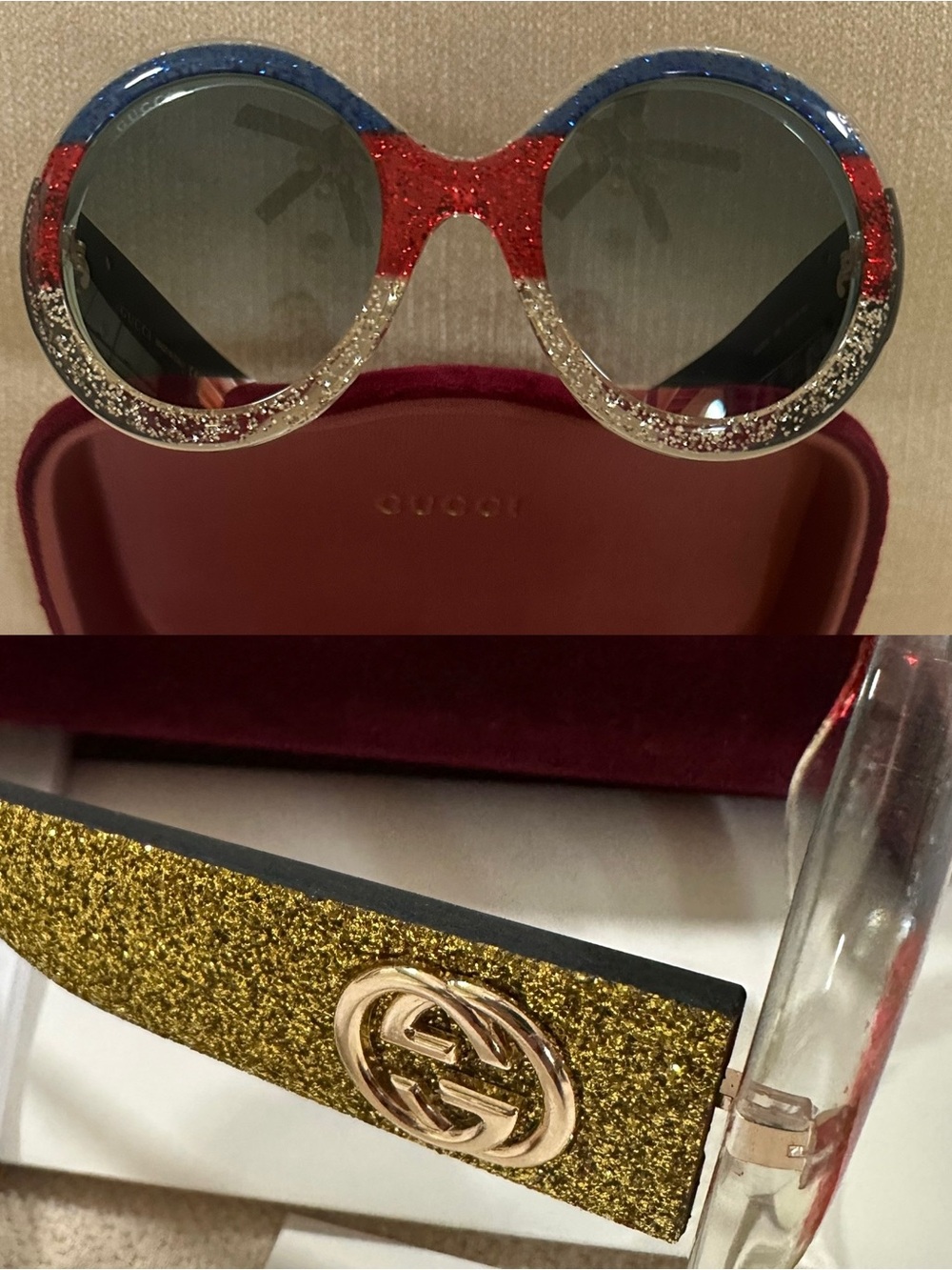 NEW Gucci Glitter Sunglasses 😎